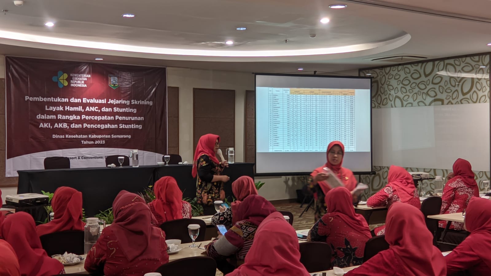 Sosialisasi Kader PKK terkait evaluasi jejaring skrining layak hamil, ANC, dan stunting yang dilakukan Dinkes Kabupaten Semarang