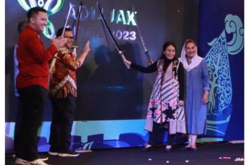 Pembukaan Apresiasi Duta dan Jambore Ajang Kreativitas (Adujak) Generasi Berencana (Genre) 2023 di Hotel MG Setos Kota Semarang, Minggu (29/10). (Dok)