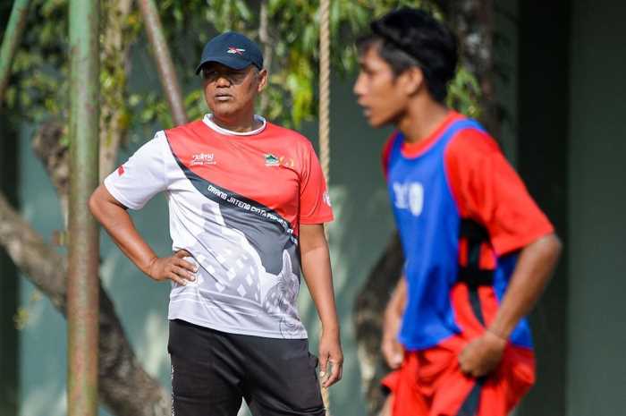 Pelatih PPSM Magelang Eko Riyadi menyiapkan tim untuk berlaga di Liga 3 Jateng 2023.