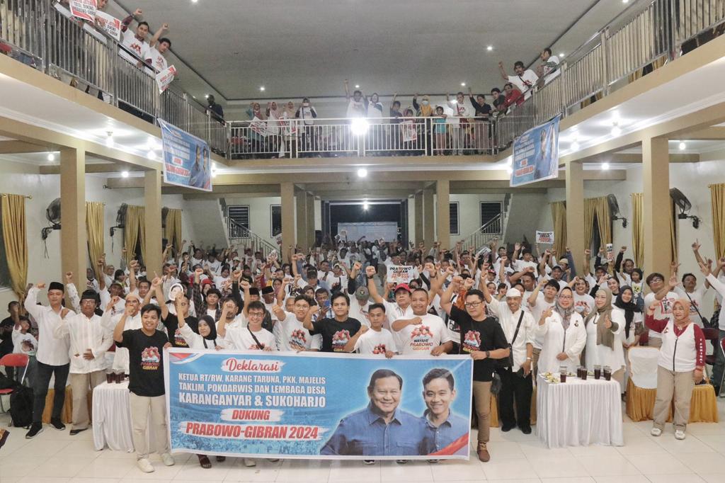 *Berani dan Bernyali, Prabowo-Gibran Raup Dukungan Ratusan Tokoh Masyarakat Jateng*  Pasangan Prabowo Subianto-Gibran Rakabuming Raka merupakan sosok pemimpin yang berani dan bernyali. Atas sikap ters