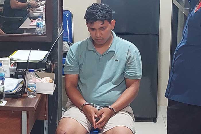 Pelaku penganiayaan istri, Slamet Singgih WAHIB PRIBADI/JAWA POS RADAR SEMARANG