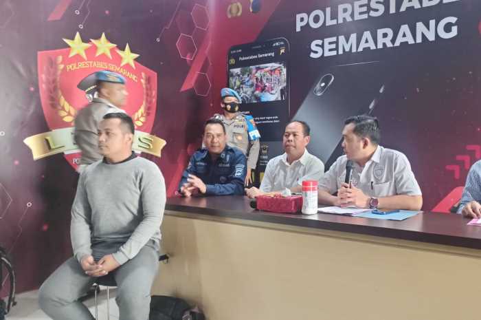 Marketing Honda Brio yang tabrak pengunjung di Mall Paragon Semarang dijadikan tersangka.