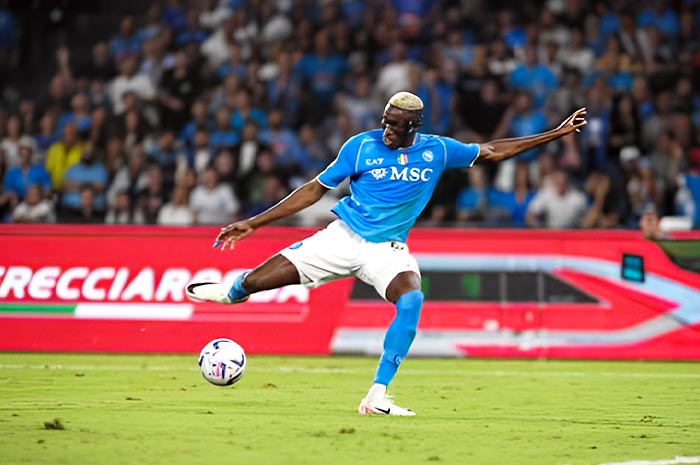 Pencetak gol terbanyak Piala Dunia U-17 FIFA 2015 Victor James Osimhen saat ini masih membela Napoli (sscnapoli.it)