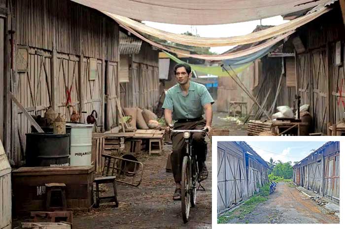 Lokasi syuting Gadis Kretek di Pasar Kayu Muntilan Kabupaten Magelang. ROFIK SYARIF G P/JAWA POS RADAR SEMARANG