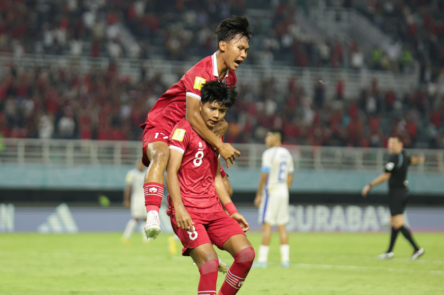 Arkhan Kaka Borong 2 Gol Indonesia