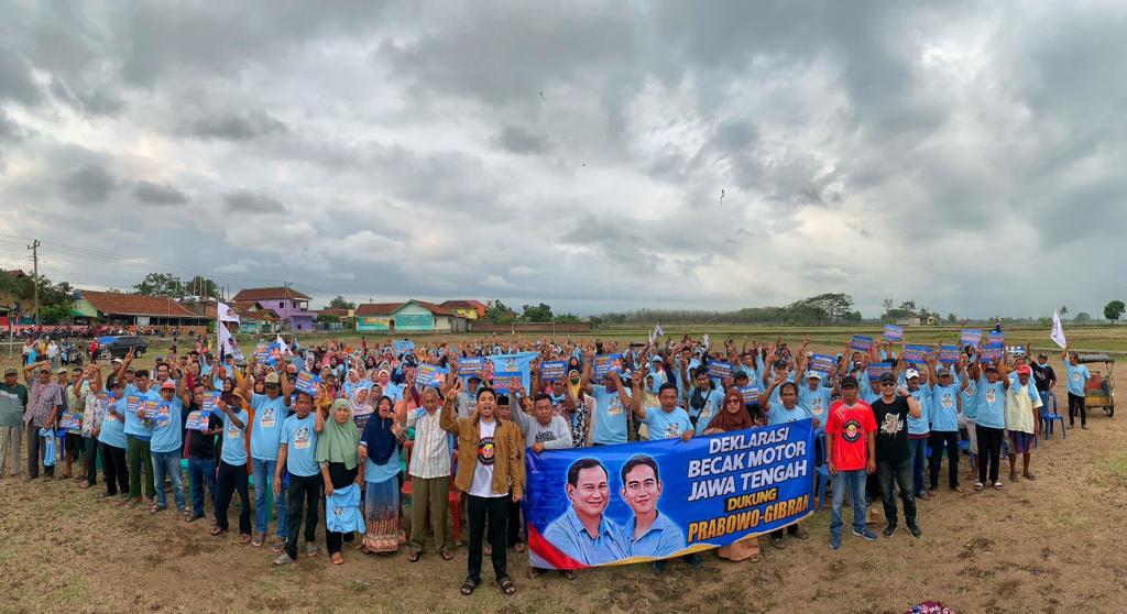 yakin Prabowo-Gibran sosok pemimpin yang bisa membawa kesejahteraan bagi mereka. (dok/ikl)