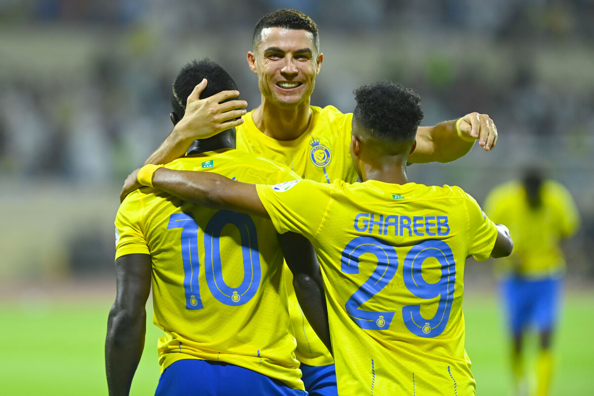 Cristiano Ronaldo Membela Al Nassr di AFC Champions League
