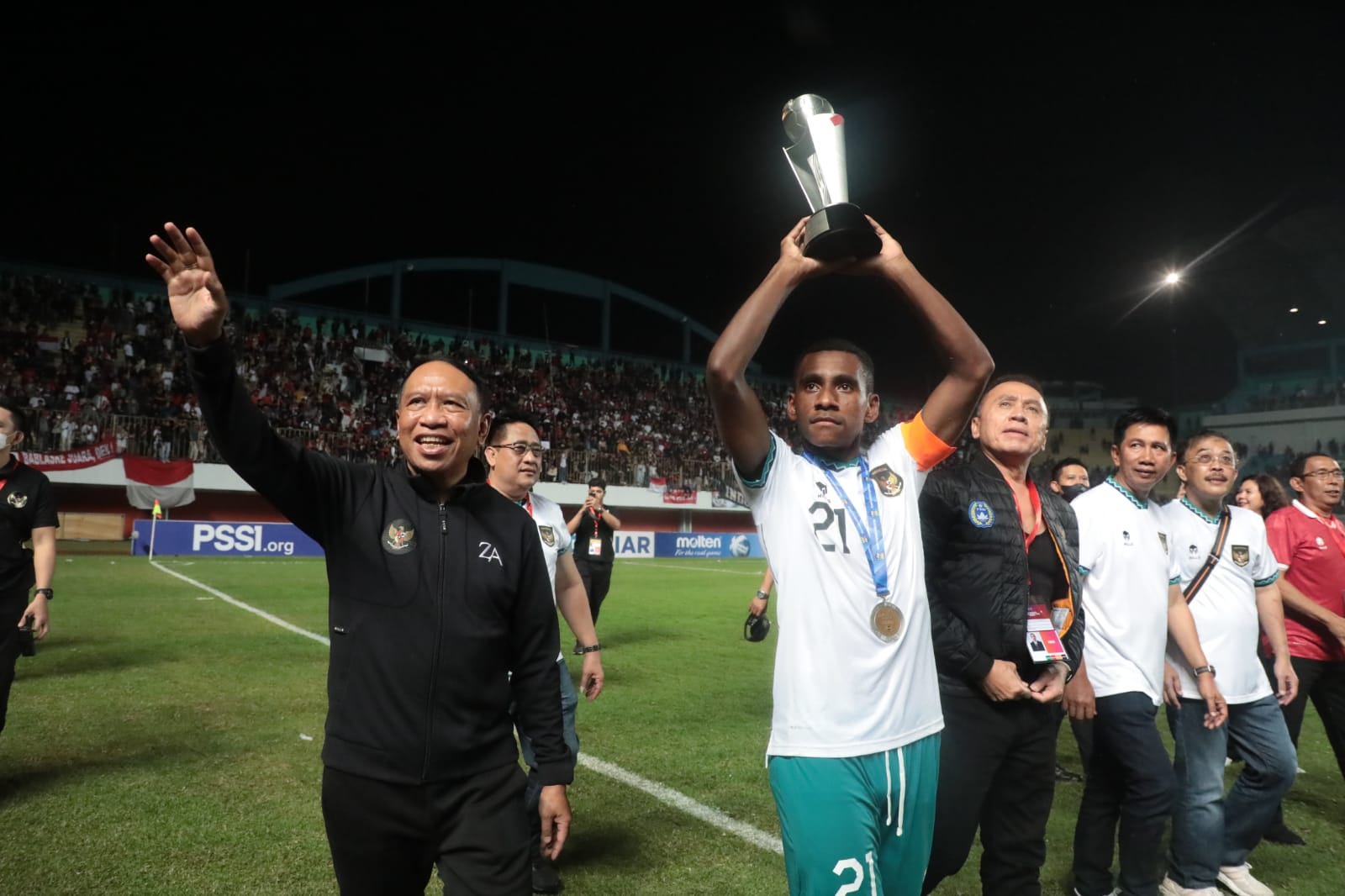 Timnas U-16 menjadi juara di edisi AFF U-16 2022