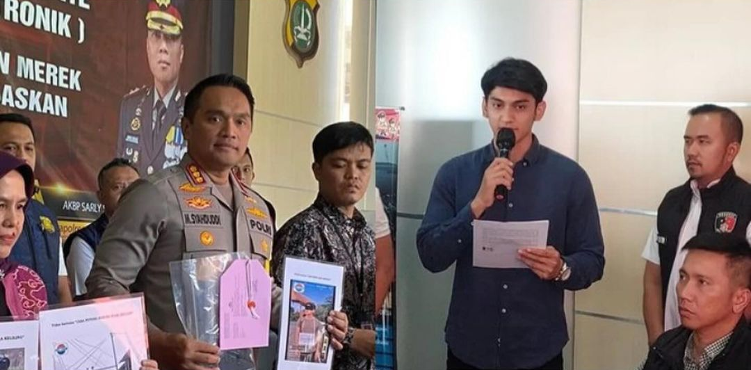 Vicky Kalea membacakan permohonan maaf terbuka, atas kelalaiannya membuat konten tidak etis