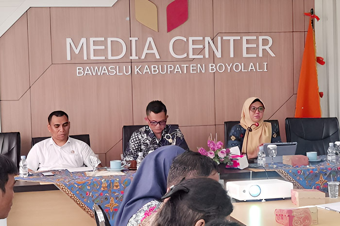 Kantor media center Bawaslu Kabupaten Boyolali