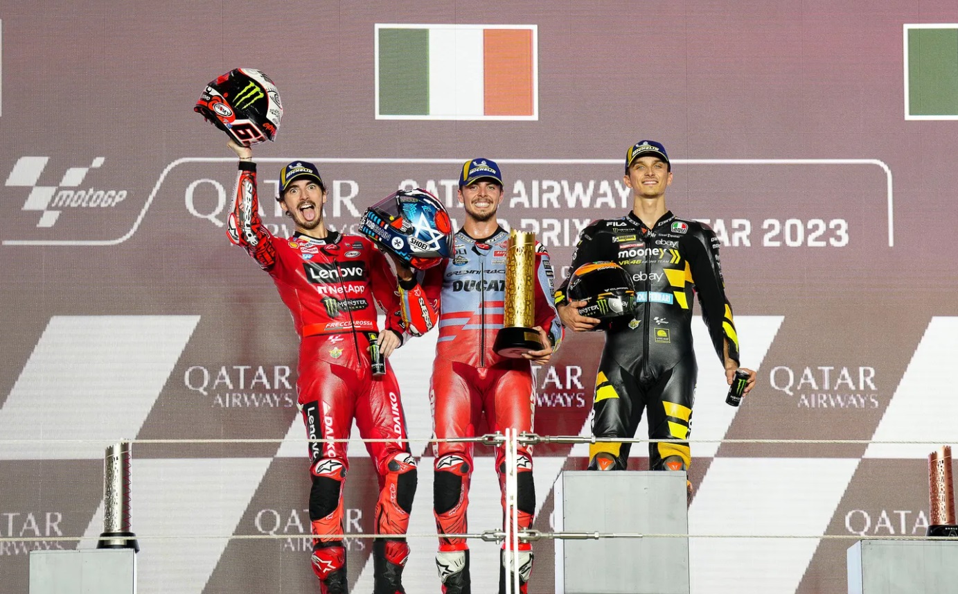 Podium MotoGP 2023