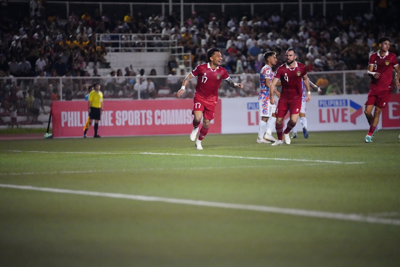 Saddil Ramdani Cetak Satu Gol Untuk Indonesia
