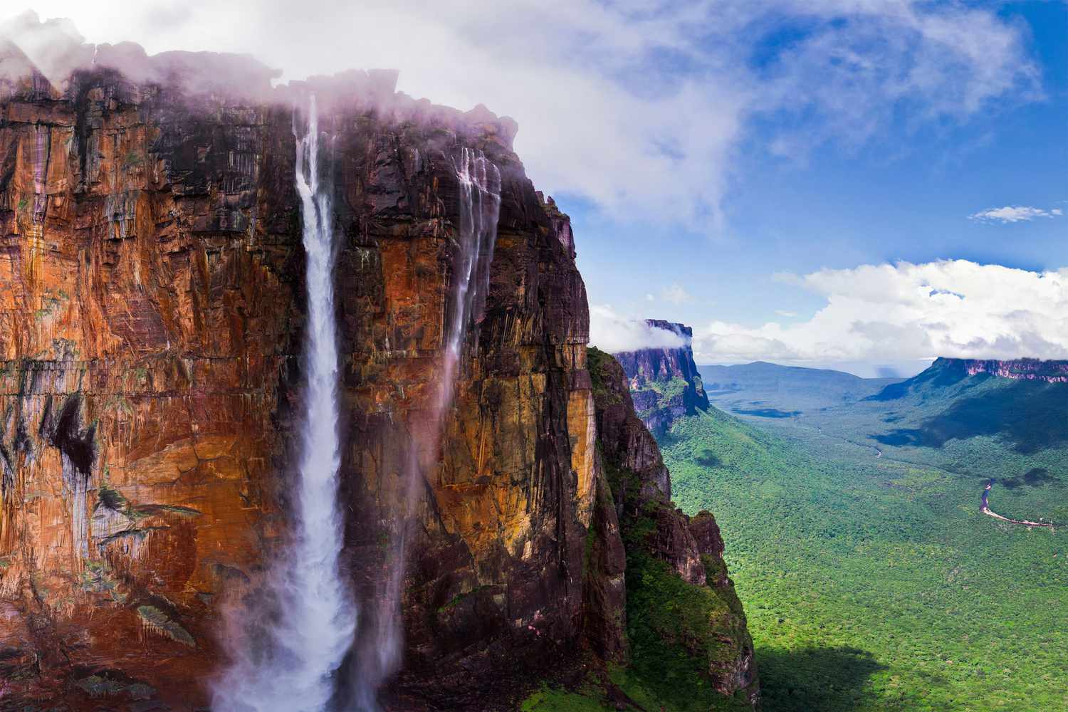 Air Terjun Angel Menjadi Inspirasi Paradise Falls di Film Up