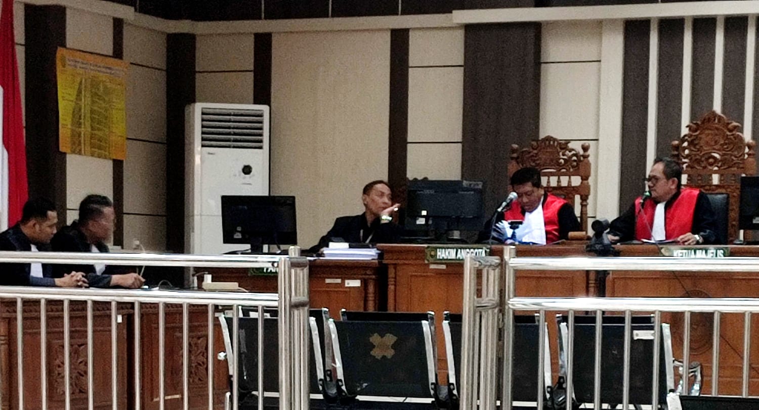 Sidang kasus korupsi anggaran DIPA Akpol Semarang di Pengadilan Negeri Semarang, Rabu (29/11).