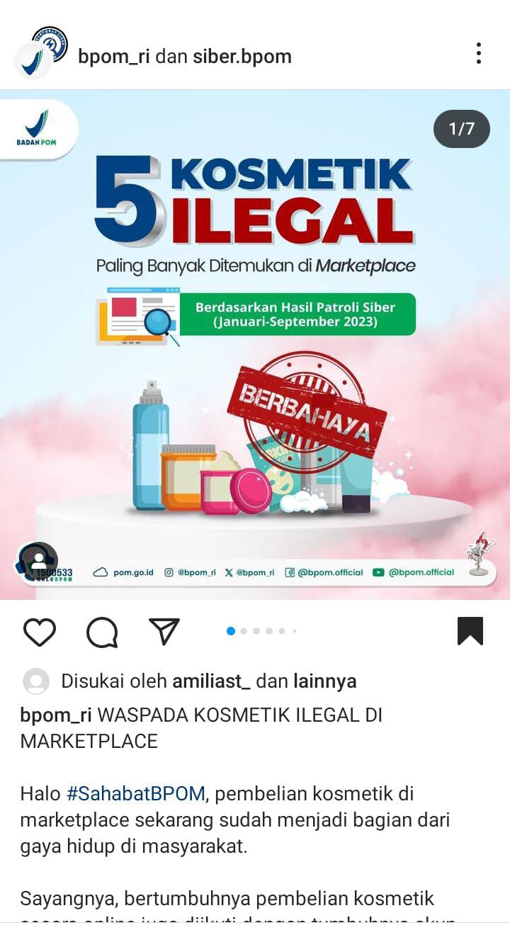 gambar 5 daftar merk kosmetik ilegal
