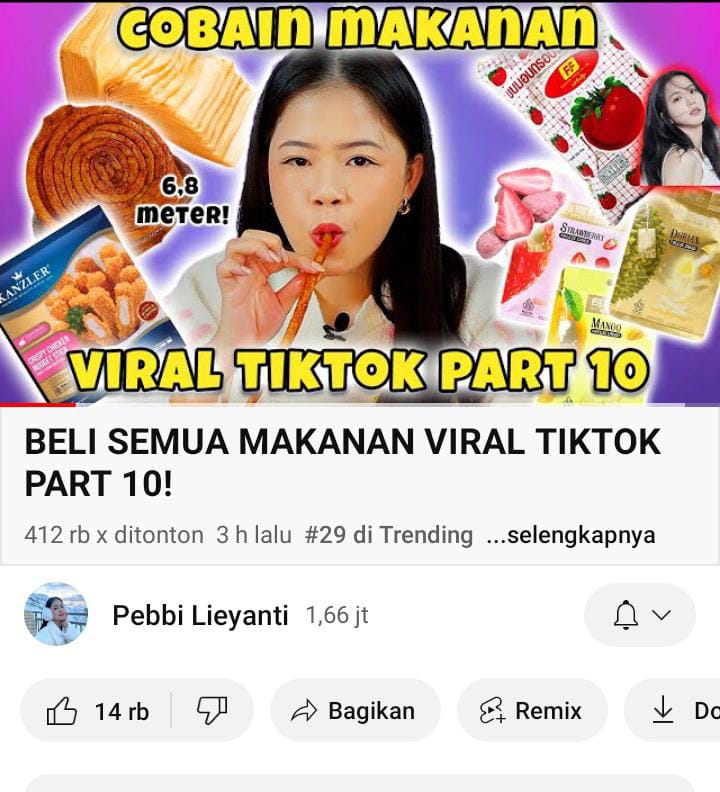 Makanan Viral TikTok