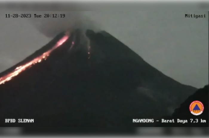 Dokumentasi mitigasi guguran lava Gunung Merapi dari BPBD Sleman