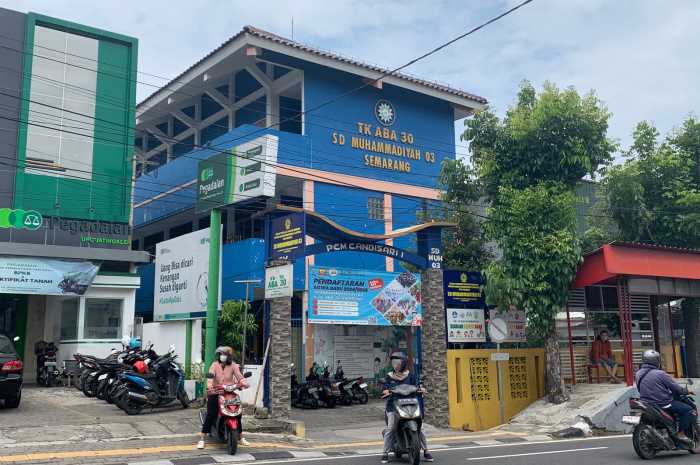 SD MUHAMMADIYAH 03 yang terletak di Jalan Dr Wahidin Nomor 123, Kaliwiru, Kecamatan Candisari. M IQBAL AMAR/JAWA POS RADAR SEMARANG