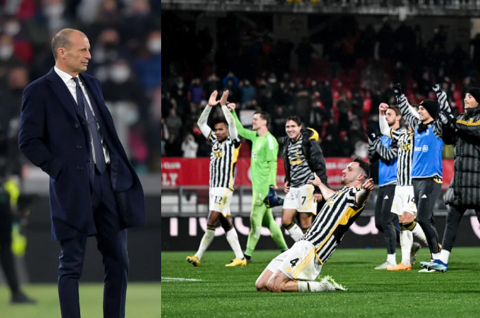 Allegri dan pemain juventus