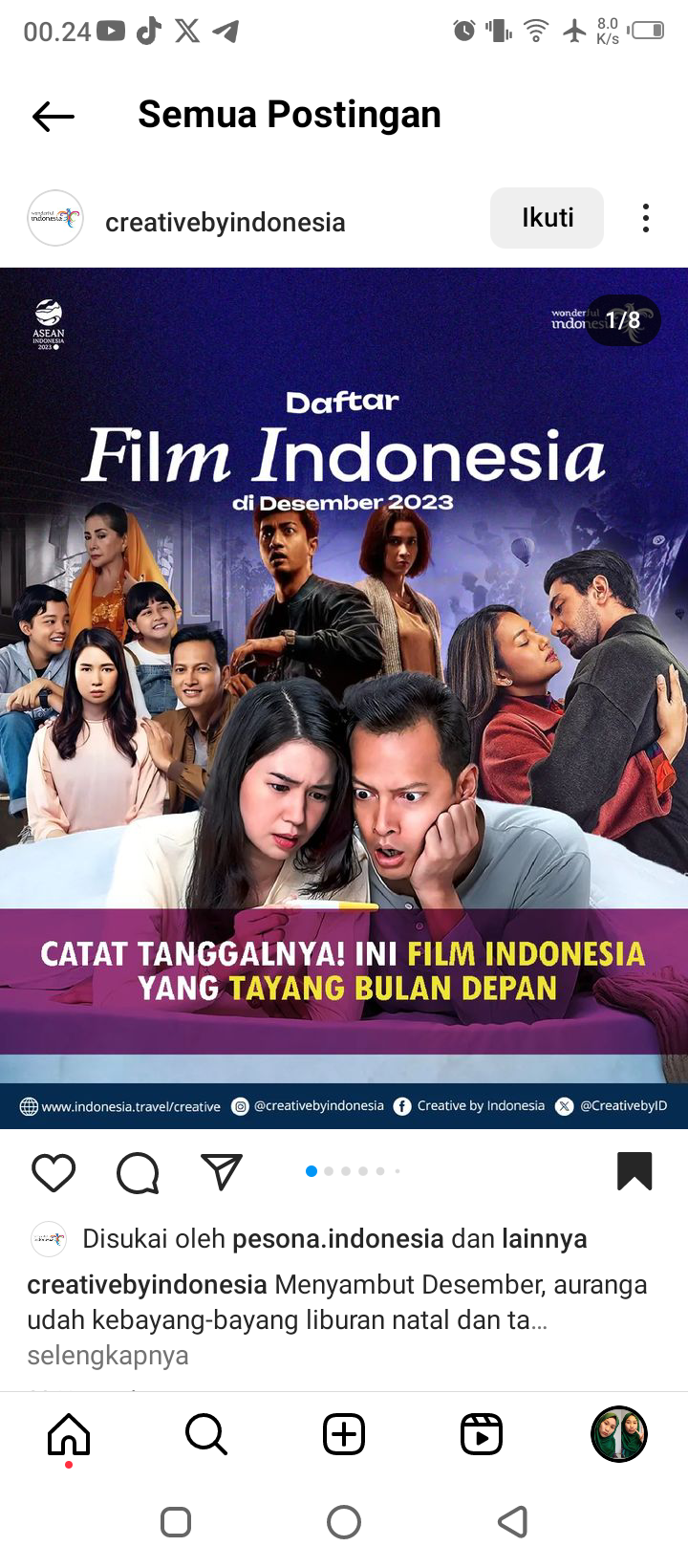 Unggahan @creativebyindonesia Film yang Tayang di Bulan Desember