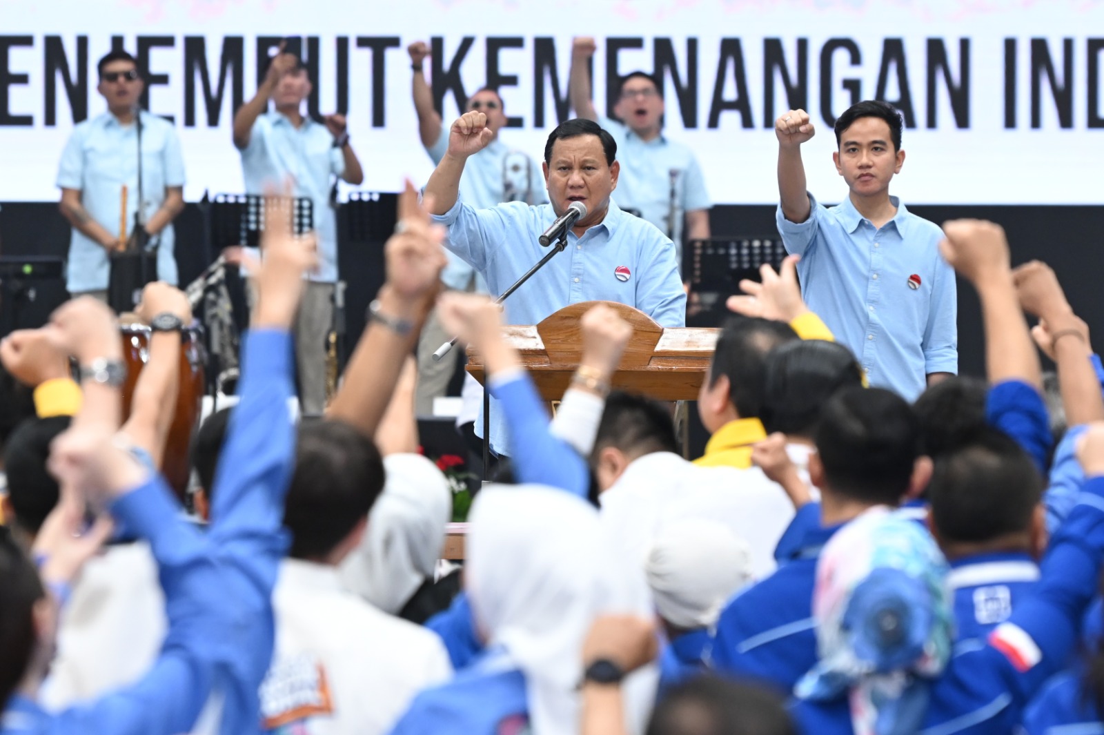Pemilih Program Berkelanjutan Era Jokowi Mayoritas Dukung Prabowo-Gibran. (dok/ikl)