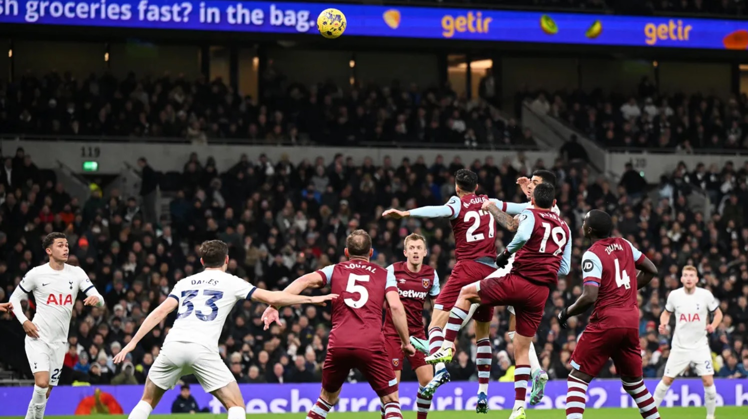 West Ham Berhasil Mengalahkan Tuan Rumah Tottenham