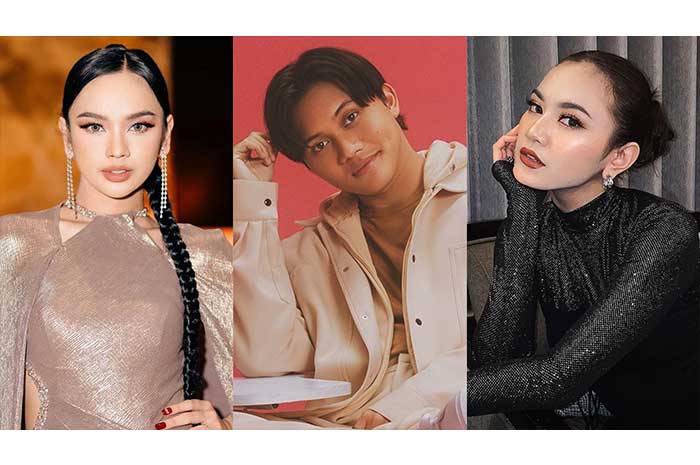 Lyodra, Rizky Febian, dan Mahalini. Sumber: Instagram @lyodraofficial, @rizkyfbian, dan @mahaliniraharja.