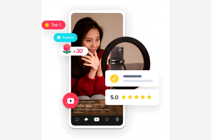 Ilustasi seller TikTok Shop setelah mengetahui cara mengaktifkan akun jualan di TikTok.