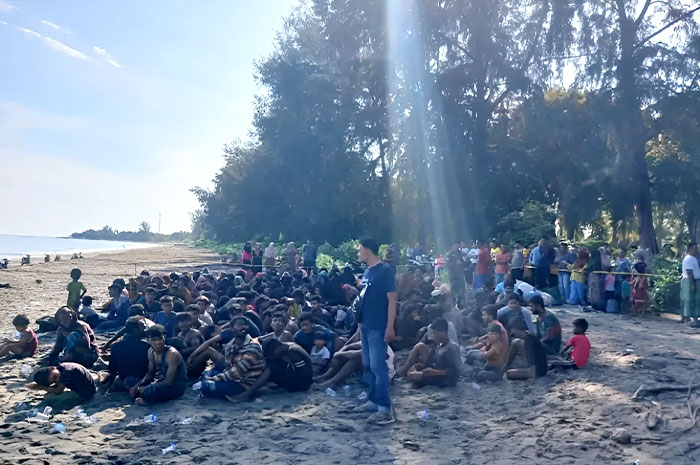 Etnis Rohingya kembali terdampar di Blang Raya, Muara Tiga Kabupaten Pidie