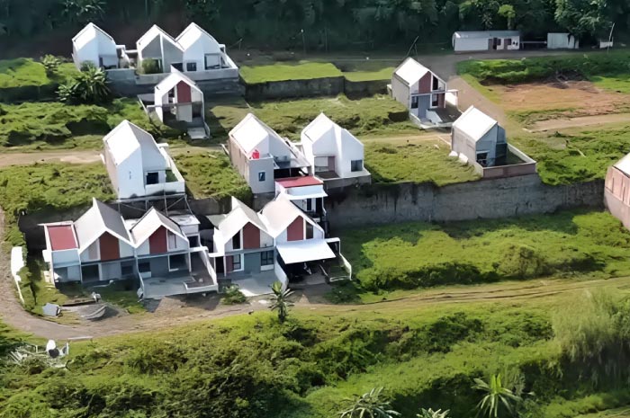 Ilustrasi Perumahan Mewah Sky Mansion Semarang.