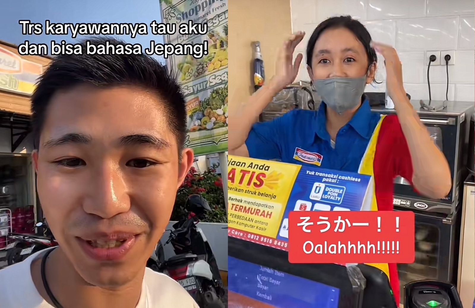 Viral! Karyawati Minimarket di Purwokerto Lancar Berbahasa Jepang Karena Sering Menonton Anime