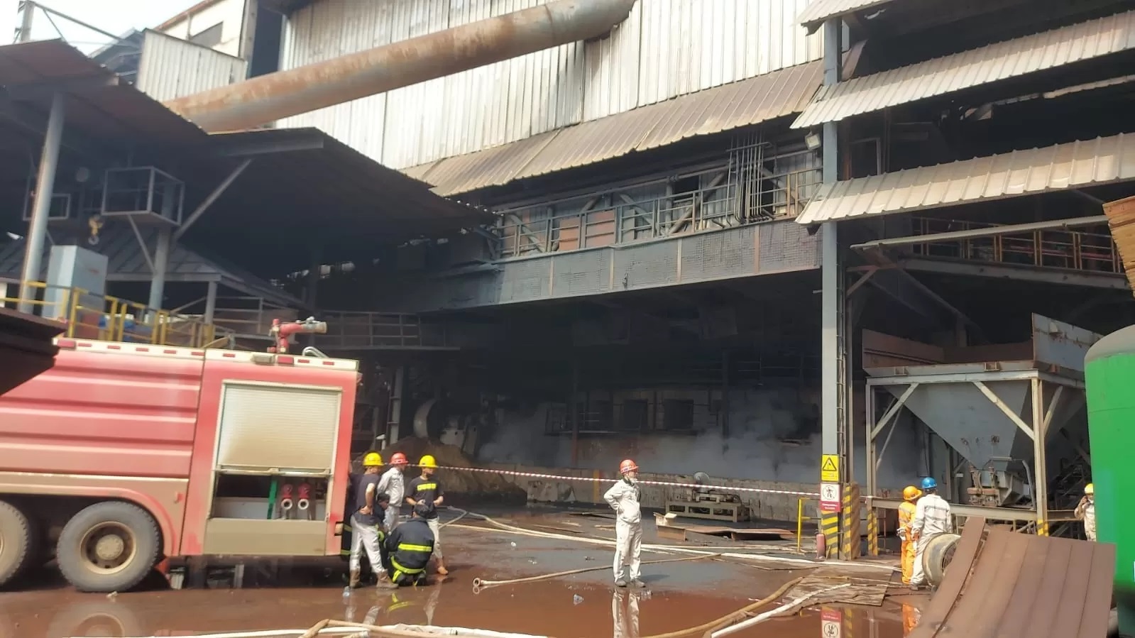 Ledakan tungku smelter nikel di salah satu pabrik pengolahan nikel milik PT ITSS telah menyebabkan 13 orang tewas. (PT IMIP)