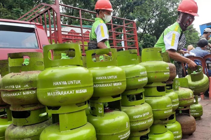 Ilustrasi gas LPG 3 kilogram.