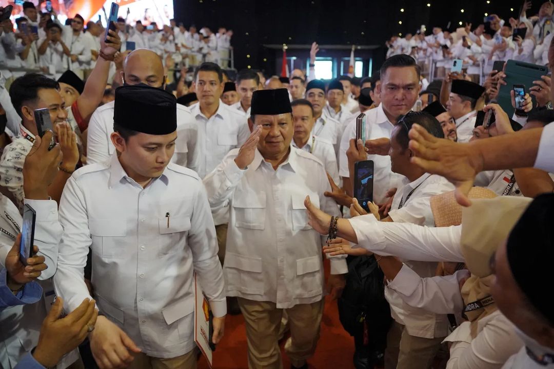 Semakin Kuat di Jateng, Pendukung PPP Condong ke Prabowo-Gibran. Capres-cawapres nomor urut 2, Prabowo Subianto-Gibran Rakabuming Raka semakin menguatkan pijakan di Jawa Tengah (Jateng). (dok/ikl)