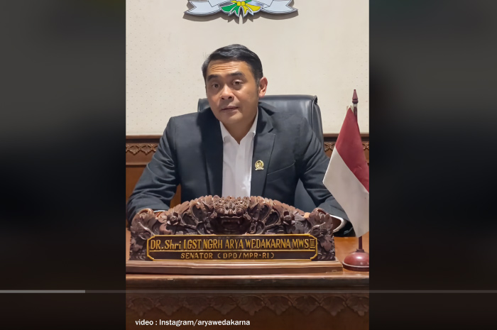 Klarifikasi Senator Bali Arya Wedakarna.