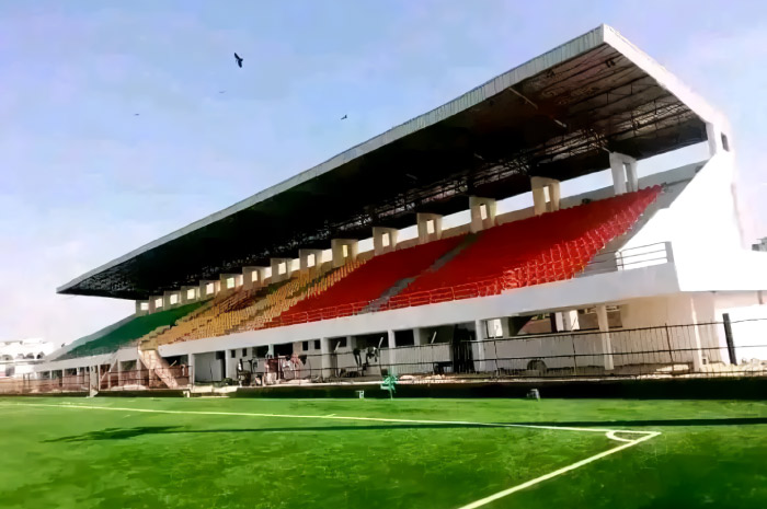 Bambali Stadium setelah di renovasi.