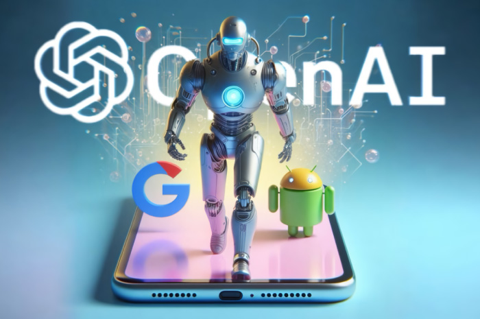 Ilustrasi OpenAI Chat GPT akan gantikan Google Assistant di ponsel Android.