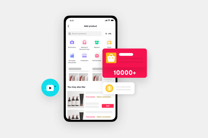 Tiktok Shop dashboard produk.