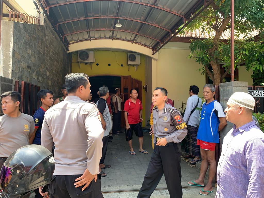 Tkp rumah korban yang tersengat listrik saat mandi shower hingga tewas