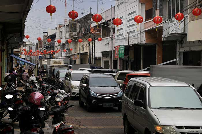 Kawasan Pecinan Semarang yang menjadi kawasan bisnis sekaligus pariwisata, tahun ini mulai direvitalisasi oleh Pemerintah Kota Semarang.&nbsp;DOKUMENTASI NURCHAMIM/JAWA POS RADAR SEMARANG  &nbsp;