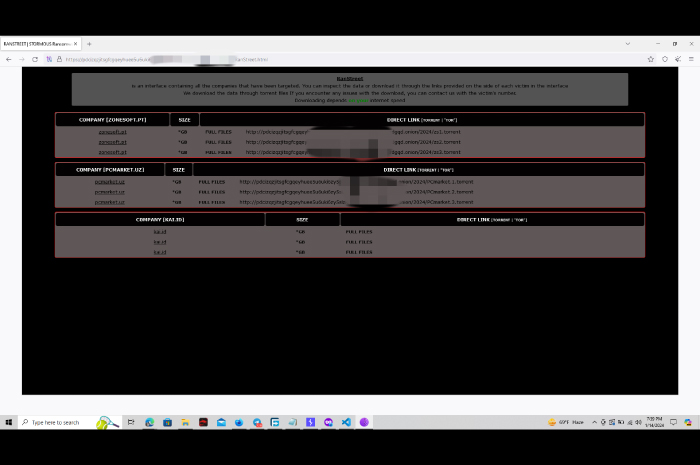 Data PT. KAI diklaim telah diretas oleh hacker Stormous Ransomware.