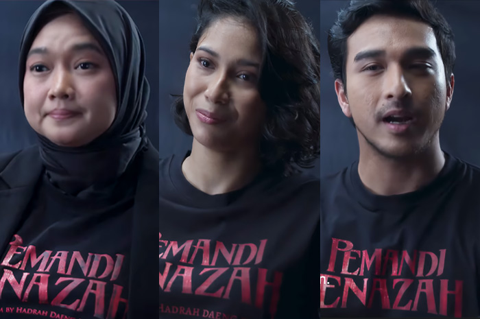 Djenar Maesa Ayu, Aghniny Haque, dan Ibrahim Risyad menceritakan keanehan saat syuting pembuatan film Pemandi Jenazah.
