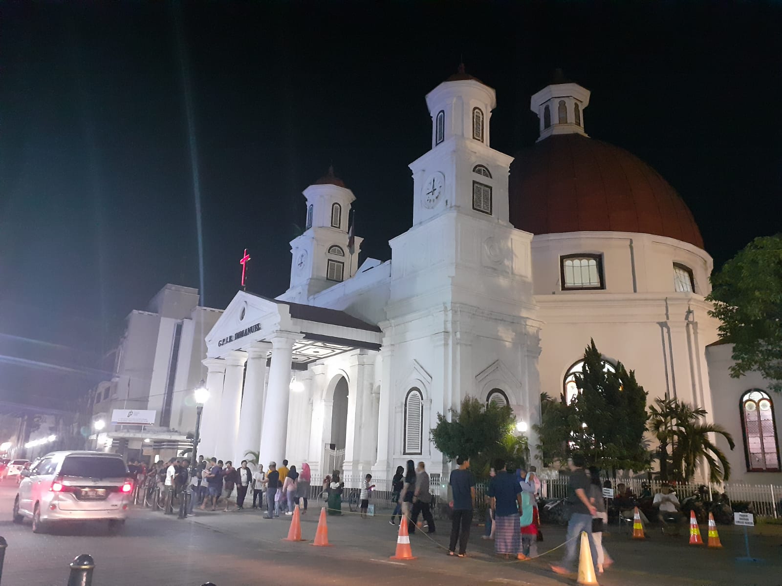 IKONIK: Kawasan Kota Lama dengan latarbelakang bangunan Gereka Blenduk yang menjadi ikonnya Kota Lama.