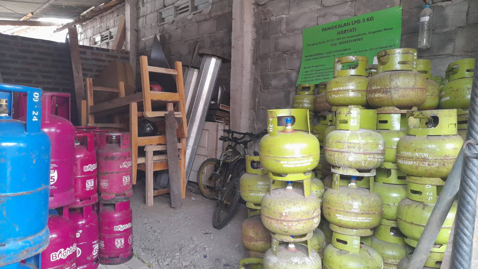 Kondisi stok gas Elpiji tiga kilogram di Kabupaten Semarang masih aman