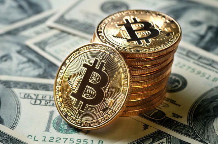 Ilustrasi Bitcoin.