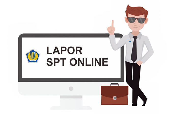 Ilustrasi cara melaporkan SPT Tahunan.