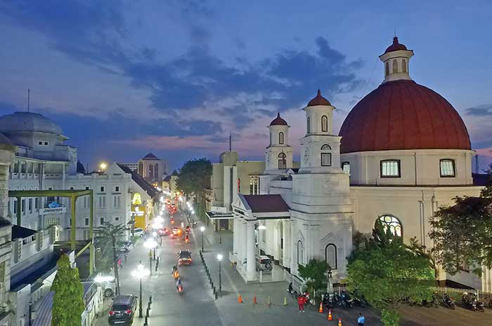 Kota Lama Semarang. (Adityo Dwi/Jawa Pos Radar Semarang)