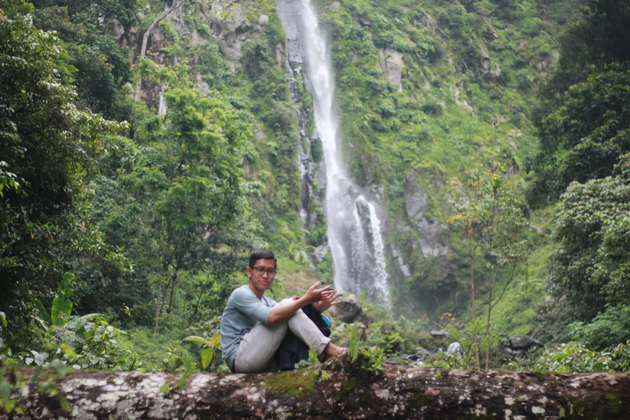 Salah satu spot foto dengan view Curug Benowo yang ada di Desa Kalisidi, Kecamatan Ungaran Barat
