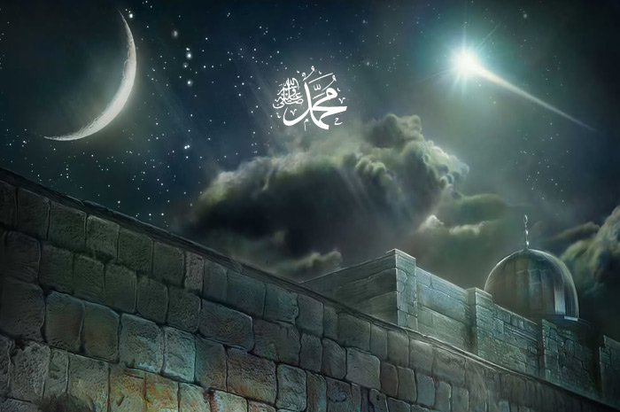 Ilustrasi Sejarah peristiwa Isra Miraj Nabi Muhammad SAW.