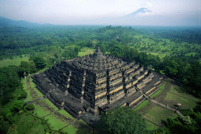 Candi Borobudur Jawa Tengah Indonesia.